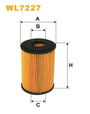 WIX FILTERS alyvos filtras WL7227